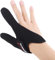 Uniwit Professioneller Daumen- und Zeigefinger-Handschuh zum Angeln, schützt Finger, rutschfest, kratzfest, Schwarz