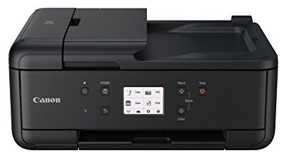 Canon PIXMA TR7550 4800 x 1200DPI Tintenstrahl A4 WLAN - Multifunktionsgeräte (Tintenstrahl, 4800 x 1200 DPI, 100 Blätter, A4, Direkter Druck, Schwarz)