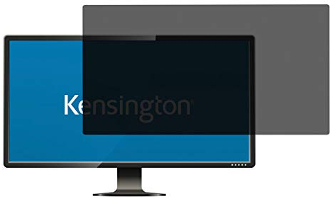 Kensington Monitor Screen Privacy Filter 23 Inch, 16: 9, LG, ViewSonic, Samsung - limits viewing angle supporting GDPR compliance, reduced blue light via anti-glare coating
