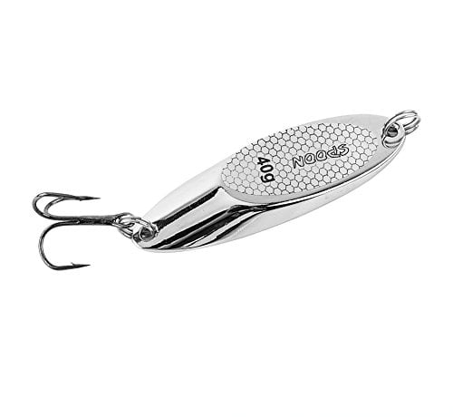 eecoo zum Angeln von Meerforelle Forelle Zander mit diesem Blinker sind sehr Weite Würfe möglich Metall Kunstköder Streamer