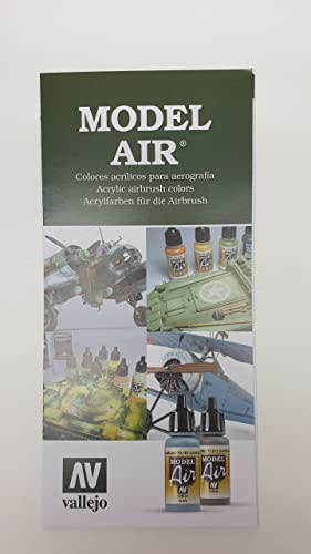Vallejo CC071 Color Chart: Model Air