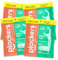 Plackers Micro Line - Palillos de hilo dental plegable, Tuffloss, fácil almacenamiento con cierre seguro, sabor a menta fresca, 150 unidades, el embalaje puede variar (paquete de 4)