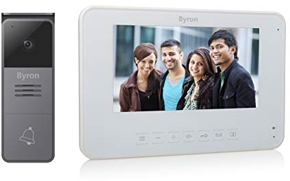 Visiophone 2 Fils Byron – Ecran 7 Pouces Boutons Tactiles – Caméra VGA