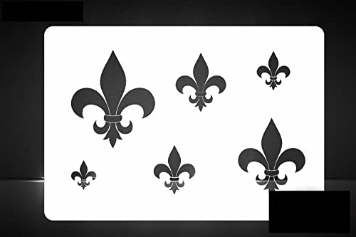 Herterich Products Airbrush Schablone für Lilie | Tattoo und Graffiti Stencil Vorlage | Präzises Design | Wiederverwendbar und Lösemittelresistent