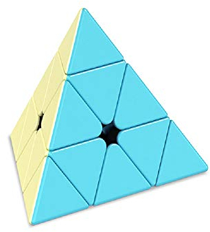 FunnyGoo MoYu Cuing Klassenzimmer Mofangjiaoshi MFJS Meilong Macaron Serie 3x3 Pyraminx, Pyramid Puzzle Würfel Pyramix Triangle Magic Cube