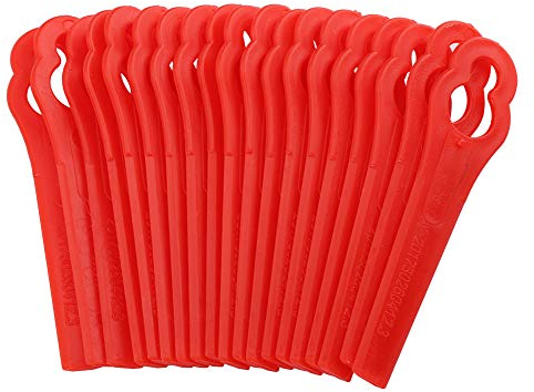 100 Stück Rasentrimmer Messer, Ersatzmesser Set für FRT18A FRT18A1 Art. 46155 FRT20A1