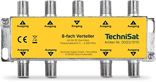 8-Wege Verteiler 8x DC-Durchlass o.Diode TECHNISAT 0022/3110