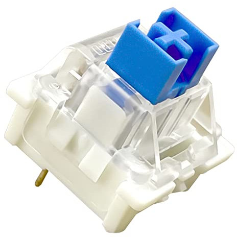 OUTEMU - Switch blu a 3 pin Gateron e Cherry MX, equivalente fai da te, interruttore intercambiabile per tastiera meccanica da gioco (36 pezzi, blu)