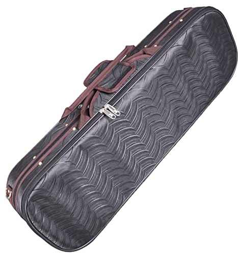 Geigenkasten Geigenkoffer-Rucksack Mit Wassermuster, Tragbar, Leicht, Mit Verstellbaren Trägern (Color : 3/4)