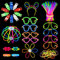 Segotendy 246PCS Knicklichter Party Set, Leuchtstäbe mit 10 Fingerlicht, Knicklichter 100 Stück, Neon Ball Glow Sticks für Neon Party Deko Kindergeburtstag Weihnachtsdeko Halloween Christmas