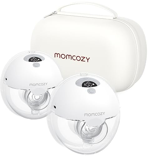 Momcozy M5 Hands Free Breast Pump - 24mm (2, Royal Blue)