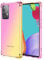COMAKU Cover Pendenza Colorato per Nokia C32, Custodia Traslucido Silicone TPU con Antiurto Bumper, or rose