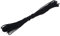 Kletterseil, 2 Mm Durchmesser, 1 Strangkern, Multifunktionales Paracord für Camping, Klettern, Bindeseil (Schwarz)