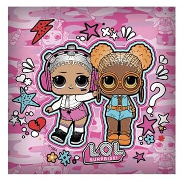 Aymax Coussin Poupées LOL - Rose