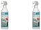 HG Dusch- und Waschbecken-Spray, Badreiniger für den täglichen Gebrauch, reinigt Waschbecken, Duschkabinen und Fliesenwände - 500ml Spray (147050105) (Packung mit 2)