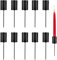 10 Stück Kerzenhalter Adventskranz Kerzenhalter Stabkerze Stabkerzenhalter Kerzenhalter Adventskerzenhalter Stabkerzen Schwarz Stabkerzenhalter Für Stabkerzen Kerzenhalter zum Stecken Stabkerzenhalter