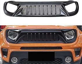 Car Front Bumper Radiator Grill for Je-ep Renegade 2015-2018,Bumper Grilles Replacement Mesh Grilles Waterproof Auto Accessories
