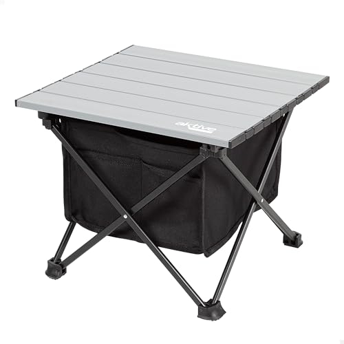 AKTIVE mesa Camping Plegable Alu 45x35x30cm C/bolsillo