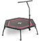 SportPlus Trampolin Indoor - Fitness Trampolin optional klappbar Ø126cm - Trampolin klein leise Gummiseilfederung - Trampolin Outdoor & Indoor - Jumping Trampolin Fitness belastbar bis 130kg