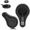 Nimuw Oura Ring Gen3 Ladehülle für 6/7/8/9/10/11/12/13 Größe, weiches Silikon, kratzfeste Schutzhülle für Oura Ring Gen3 Ladestation und USB-C-Kabelaufbewahrung (schwarz)