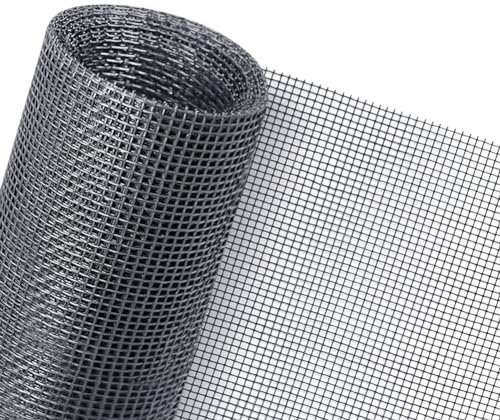 Flintronic Rete per Zanzariera in Fibra di Vetro, 1.2 x 2.5m Zanzariera per Finestra, Resiste ai Raggi UV Anti Insetti Zanzariera, per Finestra e Porta Zanzariere, Zanzariera Tagliabile Rotolo(Grigio)