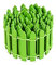 Nubamzy -Holzzaun, Miniatur-Garten-Ornament, -Lattenzaun, Garten-Holzhandwerk, Rasenzaun, -Lattenzaun, Holzlattenzaun