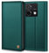 Handyhülle für Xiaomi Redmi Note 13 Pro 5G - Premium Leder Schutzhülle Tasche Mit Kartenfach, Standfunktion und Klappbar, Blaugrün