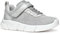 Geox J ARIL Girl B Basket, Silver, 28 EU