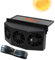 Ventilador de extracción solar para coche, ventiladores de coche con energía solar – Solar silencioso con 3 salidas – Ventilador de extracción multifuncional para , camión, ventilador de