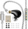 EZ EAR BLON BL03II - Auricolari in-ear HiFi con doppia cavità da 10 mm, con cavo OFC staccabile da 0,78 a 2 pin, per musicisti, cantanti, lavoro, gaming (USB-C, con microfono)