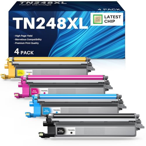 TN248XL Toner Kompatibel für Brother TN248CMYK TN248VAL Toner TN248BK TN248C TN248M TN248Y Toner für Brother HL-L3220CW HL-L3240CDW HL-L3220CWE HL-L3215CW DCP-L3515CDW MFC-L3740CDW DCP-L3520CDW