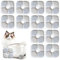 Cat Water Fountain Filters,12Pack Cat Fountain Filters,Compatible with Catit PIXI Water Fountain Filter Replacement for Cat & Dogs(8.5cm / 3.32in)