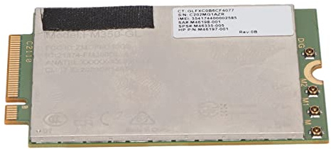 Yctze 5G LTE FM350 GL Netzwerkkarte mit 4,67 Gbit/s Downlink, 1,25 Gbit/s Uplink, 4x4 MIMO und GNSS für Laptop und Desktop