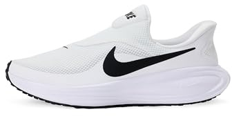 Nike Herren Revolution 8 Easy On Road Laufschuhe, Weiß/Schwarz/Wolfsgrau, 11.5