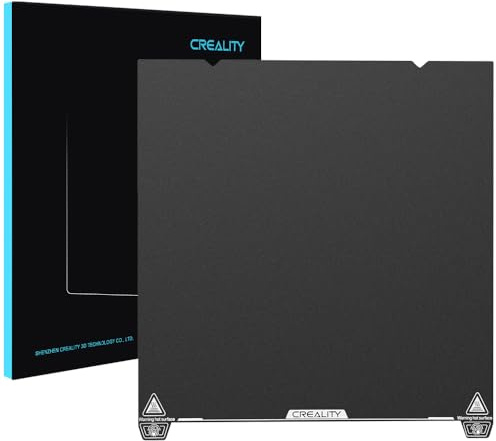 Creality Epoxidharz-Bauplatte, 310 * 315 mm doppelseitige Bettplatte mit Struktur aus Federstahl, haftend, hitzebeständig, langlebig, verschleißfest, Druckplattform für K2 Pro/K1 Max/Ender-3 V3 Plus
