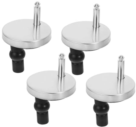 LIFKOME 4 Piezas Tornillos para Bisagras de Asiento de Inodoro Fijación Rápida Compatible con Múltiples Instalación Sencilla y Sujeción Resistente para Uso Comercial