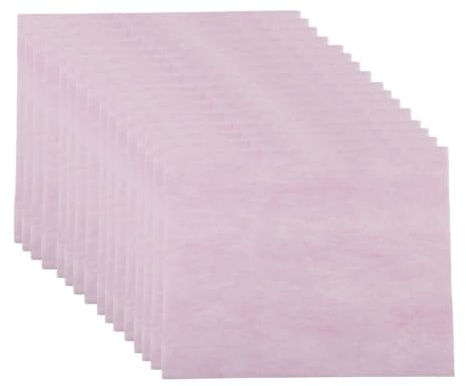 Nail Dust Collector Filter Paper,Disposable Dust Suction Sheets 200 Pack | Portable,No-Spilling,Non-Woven Fabric,Universal Fit for Most Nail Vacuum Machines,Salon and Home Use,Pink,24 X 19 Cm