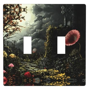 WZYWHJ The Venus Flytrap Waits Picture Decorative Wall Plate 4.5x4.5 Inches Durable and Stylish for Residential and Commercial Areas