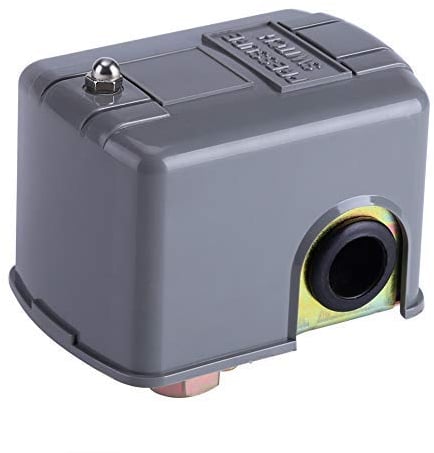Druckschalter Einstellbar,Wasserpumpen-Autocontroller, Wasserpumpen-Druckregelschalter Einstellbarer Doppelfederpol,Automatische selbstansaugende Pumpe für heißes und kaltes Wasser