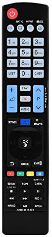 Mando a Distancia para LG, Universal Smart TV Mando a Distancia de Repuesto para LG AKB73615303