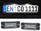 Tenzo-R LED Kennzeichenbeleuchtung weiß 6000K für Mercedes ML W164 08-11 GL X164 R W251