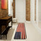 Mnsruu Teppich mit amerikanischer Flagge, gestreift, USA-Kollektion, für Wohnzimmer, Schlafzimmer, Küche, 61 x 182,88 cm