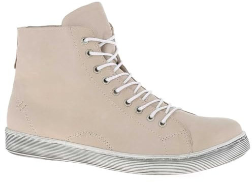 Andrea Conti Damen High Top Sneaker, Rose, 42 EU