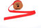 Trimz TCRED255 Schrägband aus Polyester-Baumwolle, rot, 5m reel