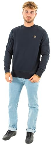 Fred Perry Crew Neck Sweatshirt, Sweatshirt - XXL