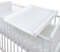 Baby Delux Wickelbrett Wickelaufsatz Wickelplatte für Babybetten 140x70 und 120x60 weiß