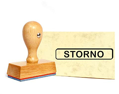 Stempel Storno - Holzstempel - 49 x 9 mm