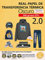 TransOurDream Real-Papel de Transferencia Térmica Para Camisetas, Sudaderas o Tejidos Oscuros 2.0 A4 10 Hojas Fácil de Usar, Papel Transfer Compatible con Impresoras de Inyección de Tinta, ES-02-10