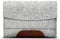 Pack & Smooch Hülle für MacBook Pro 14 (2021-2024) | MacBook Hülle Sleeve Case | 100% Wollfilz Und Pflanzlich Gegerbtes Leder | Handmade in Germany | Farbe in Grau/Hellbraun