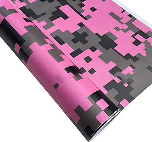 iSpchen Autofolie Lackschutzfolie Camouflage Tönungsfolie Vinyl Wrap Selbstklebende Folie Autoaufkleber Schutzfolie Dekorfolie Auto Zubehör Innenraum Styling Karosserie Dekoration aufkleber,152*30CM